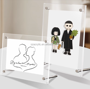 Bán buôn 4x6 5x7 6x8 inch với ốc vít rõ ràng Acrylic khung ảnh hiển thị Khung ảnh cưới - Product Image 4