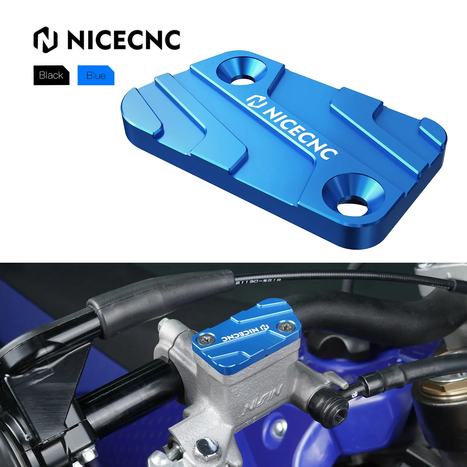 Крышка тормозного резервуара NiceCNC для Yamaha YZ125 2008-2011 2013 2014 2017 2018 2020-2024 YZ250 2008-2014 2017 2020 2021-2024