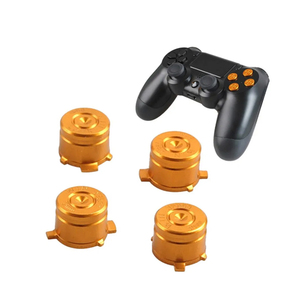 Bullet Buttons for PS4 <strong>Controller</strong> Aluminum <strong>Custom</strong> Metal ABXY Standard Button Spare Parts for PS4 Gamepad Replacement Decoration - Product Image 4