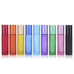 ミニポータブル5ml 15ml 20mlロールオンガラス香水ボトルエッセンシャルオイル消臭剤10mlボール用スキンケア用 - Product Image 1