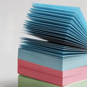 Bloc de notas promocional de 3*3 pulgadas y 100 páginas, notas adhesivas estacionarias impresas con material de papel con logotipo personalizado - Product Image 4