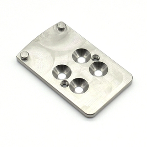 Soporte multiorificio de aleación de aluminio de fresado CNC de alta precisión para montaje de dispositivo de comunicación de hardware de computadora - Product Image 1