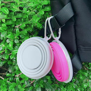 200ml New Eco-friendly Silicone Folding Water <strong>Cup</strong> Outdoor Portable Mountaineering Camping Collapsible Silicone <strong>Cup</strong> - Product Image 1