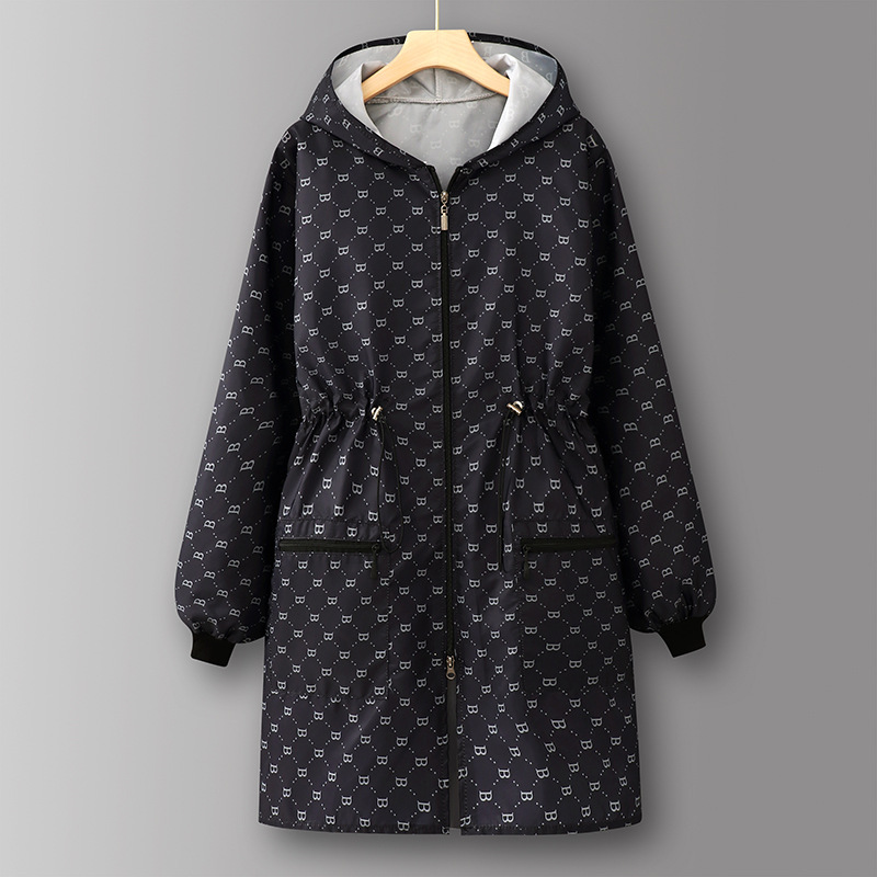 Black-SJ907Drawstring long waterproof190Below catty