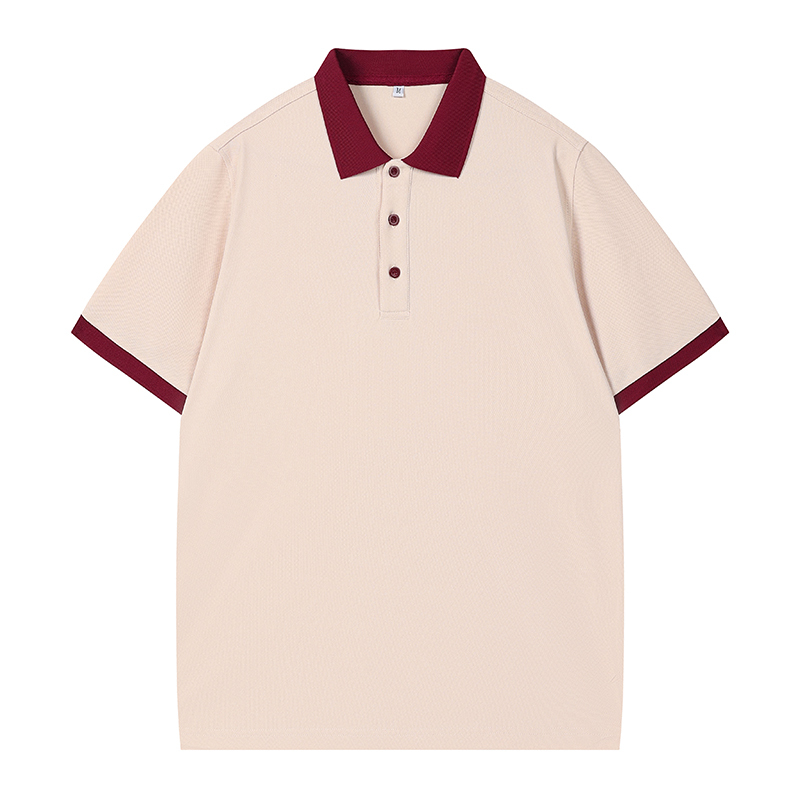 Beige y rojo vino