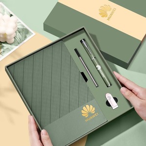 logo Printed <strong>Notebook</strong> Business Meeting <strong>Notepad</strong> Work Diary Pen Drive