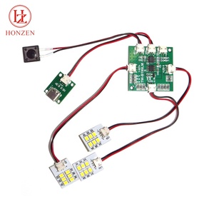 Пользовательский usb type c перезаряжаемый мини 2835 smd вспышка лампочка модуль