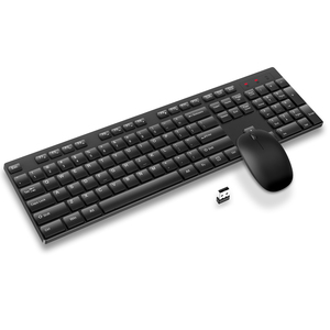 Silent Full Size Wireless <strong>Keyboard</strong> and <strong>Mouse</strong> Combo USB 2.4GHz for Laptop and Office <strong>Use</strong> Cordless <strong>Keyboard</strong> <strong>Mouse</strong> Set - Product Image 2