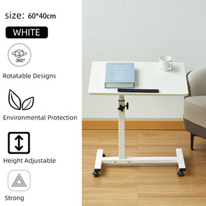 2023 New Rotary Bedside Elevating Laptop Schreibtisch Einfacher drehbarer Tisch Notebook Computer tisch - Product Image 6