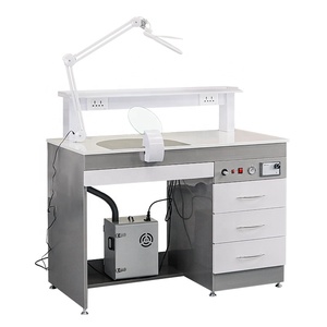 Laboratorio dentale stazione di lavoro tavolo in marmo con aspirapolvere e pistola ad aria compressa per attrezzature di laboratorio odontoiatrico - Product Image 6
