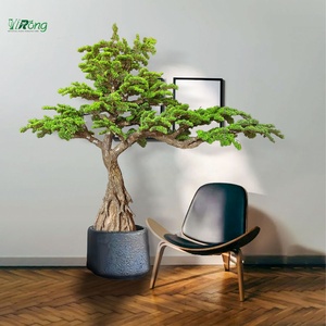 Customizable <strong>DIY</strong> <strong>Trees</strong> Handmade High Quality Looks Real Fake Big <strong>Tree</strong> Fiberglass Artificial Pine Bonsai <strong>Tree</strong> for Interior Decor - Product Image 6