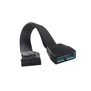 สายต่อขยาย3.0 USB 15ซม. อะแดปเตอร์ต่อขยายภายใน19/20ขาสำหรับสายเมนบอร์ด USB3.0ตัวผู้กับตัวเมีย - Product Image 2