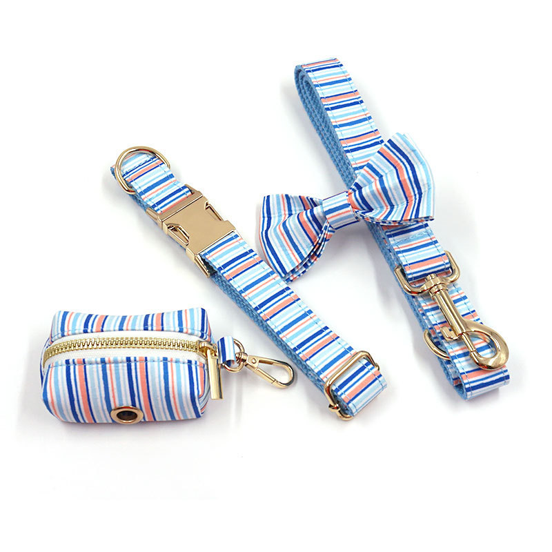 Conjunto de arnés a rayas