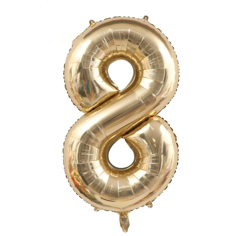 Gold Number Eight