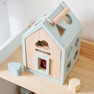Wooden <strong>Shape</strong> <strong>Sorting</strong> Toys Kids Montessori Toys Preschool Early Learning Educational Toys for Baby Toddlers - Product Image 5