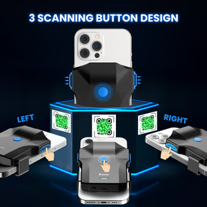 Escáner de código de barras Eyoyo QR Bluetooth actualizado, lector de código de barras 1D 2D con clip trasero inalámbrico para teléfono con función de escaneo de imágenes - Product Image 5