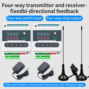 4-Channel Bidirectional Feedback <strong>Wireless</strong> IO Relay Controller Remote Control Switch 10A Max. Current 24V Max. Power Adapter - Product Image 2