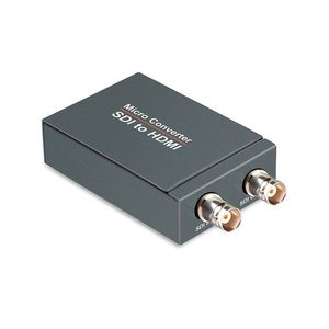 Micro convertidor de video para adaptador SDI a HDMI / HDMI a SDI con Power Mini 3G HD Detección automática de formato de audio de la Cámara de audio de la SD-SDI