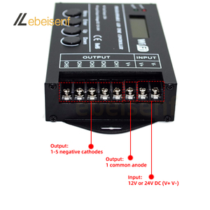 Programmier barer LED-Zeit regler DC 12V 24V 5-Kanal 20A Common Anode Aluminium TC420 TC421 WiFi-Dimmer für RGB CCT-Licht leiste - Product Image 3