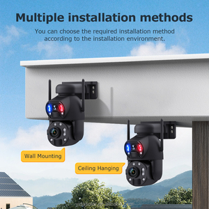 Cámara solar con zoom 36X para exteriores, sistema de seguridad 6mp HD 4g/Wifi Lte HD 4K, visión nocturna, intercomunicador bidireccional, cámara solar de red - Product Image 3