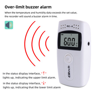 Elitech RC-4 USB <strong>Temperature</strong> <strong>Data</strong> <strong>Logger</strong> Recorder <strong>External</strong> <strong>Sensor</strong> 16000 Points Record Capacity <strong>Temperature</strong> Recorder - Product Image 5