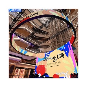 Pushunled Flexible <strong>Led</strong> Film Screen Modular <strong>Design</strong> Portable Thin Hologram Fan for Advertising Display Pixel Screen Pantalla - Product Image 2