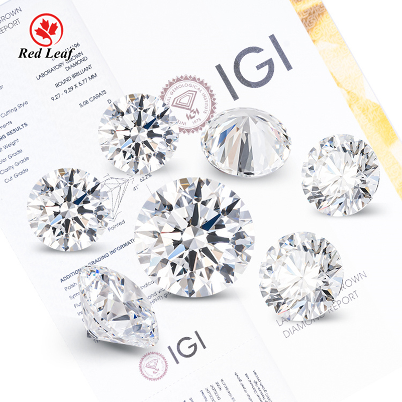 CVD HPHT Round Brilliant Cut Diamond
