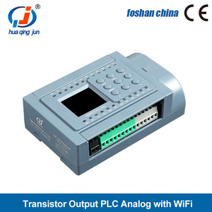 Huaqingjun 8DI 8DO uscita Transistor PLC 2AI 0-20mA App telefono telecomando WIFI PLC per sensori analogici