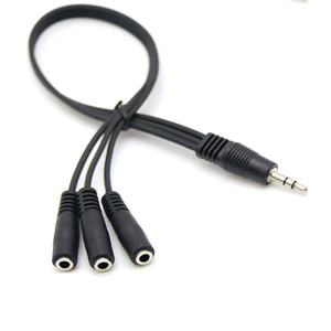 Cable de audio uno en tres para auriculares, 3,5mm, 1/3, 3,5 (extensión de auriculares en pareja), 3,5 Revolution a 3 buses - Product Image 2