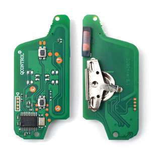 C-Itroen 2ปุ่มกุญแจรถ,FSK ASK 433MHz PCF 7941ชิปสำหรับ P-Eugeot C-Itroen CE 0523กุญแจรถพับควบคุมระยะไกล - Product Image 3