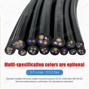 软管电缆H05VV-F 3G1.5 mm2 3 x 1.5平方毫米5G2.5MM2白色聚氯乙烯电缆圆形发光二极管装置H05VV-F电缆 - Product Image 6