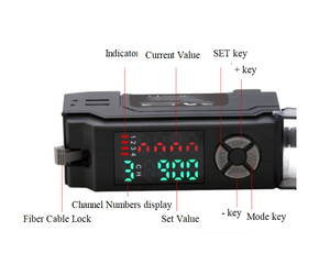 Druck Farb markierung Foto detektor Photo elektrischer Skalen sensor Hochgeschwindigkeits-Farb optischer Sensor zur Farbdruck erkennung - Product Image 3
