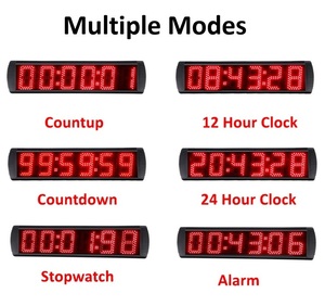 YIZHI 5 pollici altezza LED conto alla rovescia cronometro in esecuzione cronometro orologio temporizzatore orologio digitale Timer con le opzioni del pulsante di arresto di avvio - Product Image 5