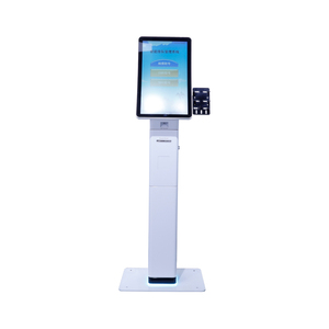 עיצוב חדש מסך כפול עצמי הזמנה kiosk תשלום מסך מגע קיבולי מסוף קיוסק עם מערכת הזמנה