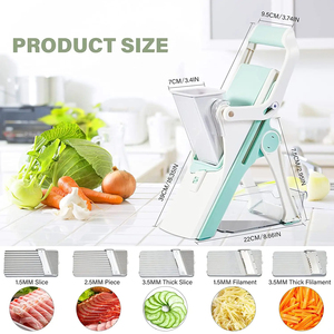 New Arrival Vegetable Cutting Machine ONCE for ALL Multifunctional <strong>Cutter</strong> <strong>4</strong> in <strong>1</strong> Mandoline Slicer and Chopper