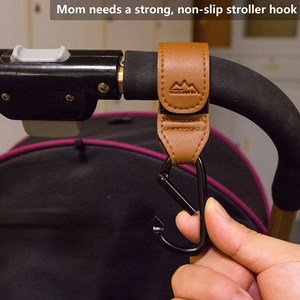 <strong>Multi</strong> Purpose <strong>Hook</strong> and <strong>Loop</strong> Baby Stroller <strong>Hooks</strong> for Bags - Product Image 3