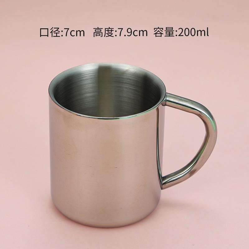 220ml double-walled cup, 304 stainless steel