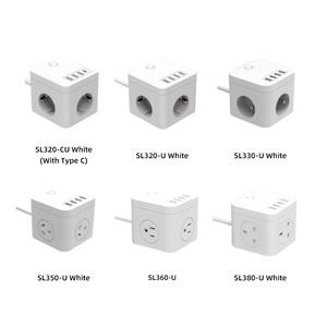 Vastfafa欧洲标准过载保护大功率带立方体插座，带usb - Product Image 6