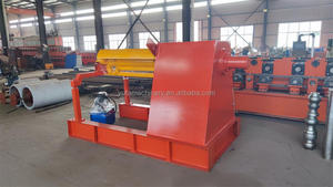Inşaat çiftlik kiremit için makine Uncoiler şekillendirme PPGI çelik bobin plaka kesme uzunluğu rulo için otomatik hidrolik Decoiler - Product Image 3