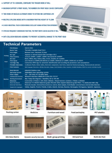La impresora de inyección de tinta TIJ en línea T600S6 imprime texto, fechas, códigos QR e imágenes en múltiples superficies, máquina de impresión por inyección de tinta - Product Image 5