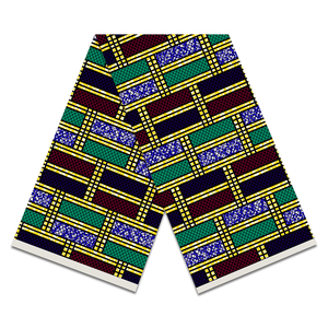 100% cotton Batik vải javanese hollan phong cách ankara cho hàng may mặc Dresses thủ công túi nhà dệt chàng trai cô gái hollan sáp tissu - Product Image 1