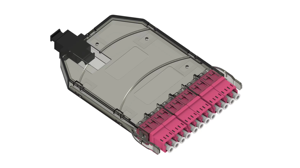 Cassette de centro de datos ODF 12F 24F MPO completamente cargado con módulos SM 0ptical Panel de conexión de marco de distribución - Product Image 3