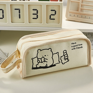 Xianghui bút chì trường hợp Túi Phim hoạt hình công suất lớn lưu trữ Pouch chủ Hộp văn phòng sinh viên văn phòng phẩm tổ chức trường Túi - Product Image 6