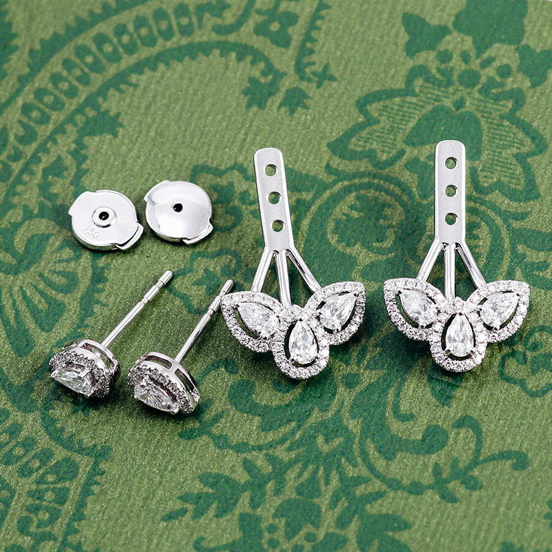 Or 10 carats avec diamant de laboratoire