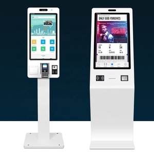 Self servis kartı ödeme kiosk ödeme ücreti terminali bilet verme makinesi ziyaretçi yönetimi makinesi otel self check out - Product Image 1