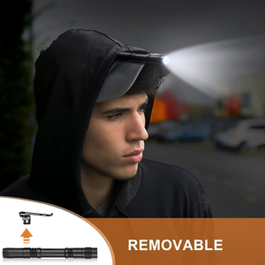 RTS su geçirmez Mini cep 3W XPE LED el feneri ile Metal klip kompakt küçük kalem işık kamp yürüyüş macera için - Product Image 6
