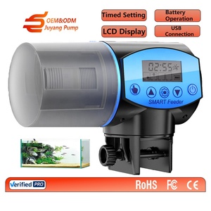 Juyang OEM tùy chỉnh thông minh hẹn giờ Aquarium <span class=keywords><strong>Fish</strong></span> <span class=keywords><strong>Feeder</strong></span> USB có thể sạc lại tự động Thức ăn cho cá nhà máy bán buôn thức ăn cho cá - Product Image 1