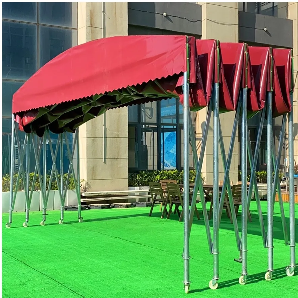 Youya anti sunshine movable parking one up instant folding canopy wholesale mobile pull push tent size manufacturer for shops