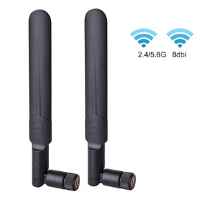 2.4G-5.8G dual-band thông minh <span class=keywords><strong>Router</strong></span> ăng ten 2400MHz 12dBi Phân cực Dọc 3dBi đạt được 50 ohm trở kháng ăng ten - Product Image 2