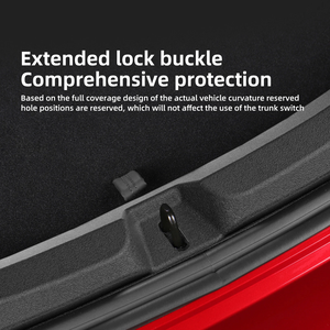 For Tesla Model 3 Highland Rear <strong>Trunk</strong> Threshold Protector Strip TPE Rear Cargo Bumper Sill Cover <strong>Trunk</strong> <strong>Inner</strong> Guard Cover - Product Image 5